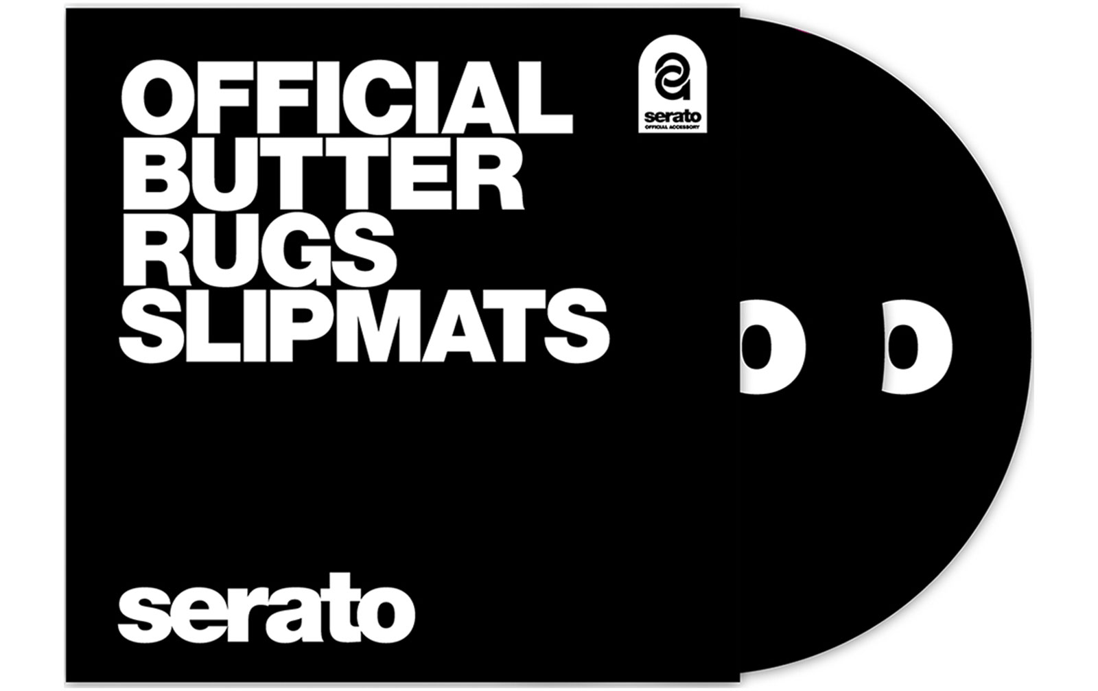Serato Butter Rugs 12" Slipmat, schwarz