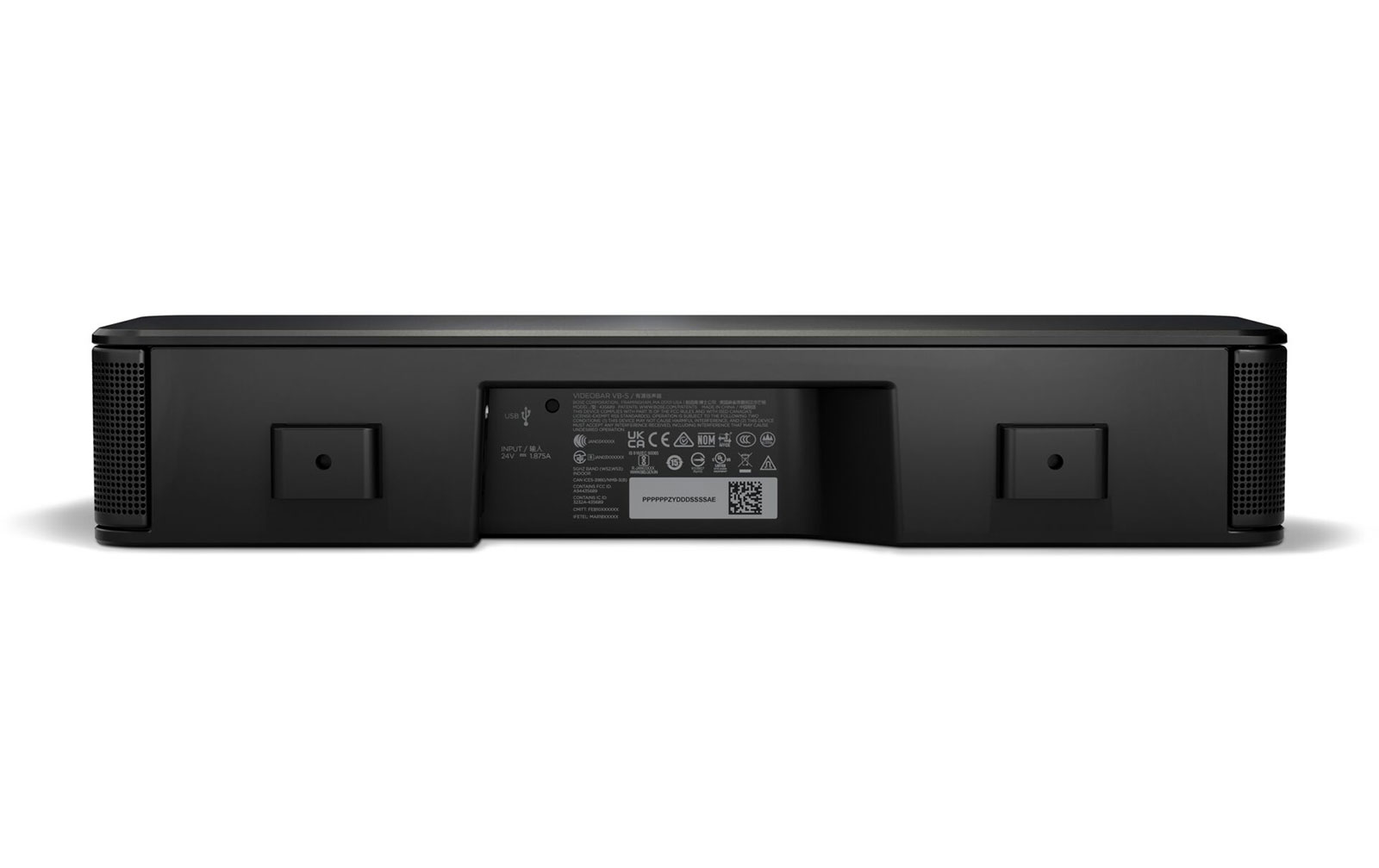 Bose Professional Videobar VB-S - All-In-One USB 4K-Videokonferenzsystem, schwarz