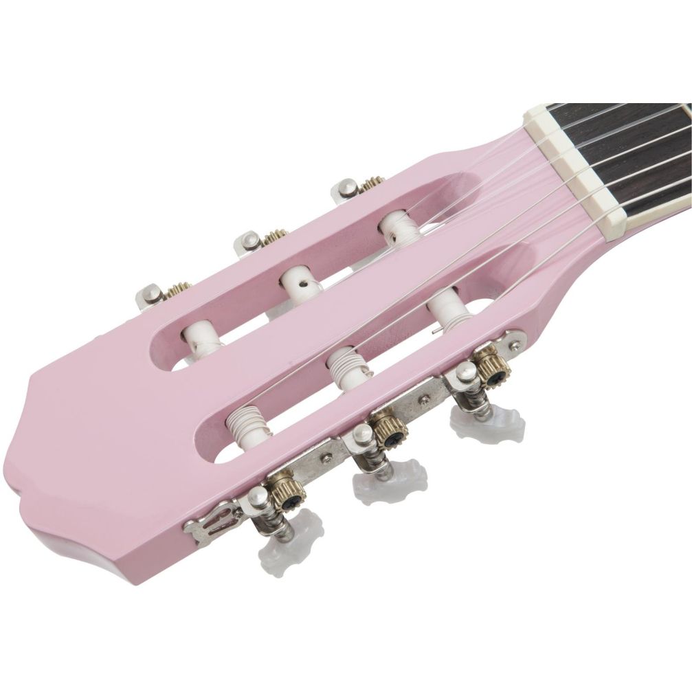 Dimavery AC-303 Klassik-Gitarre, pink