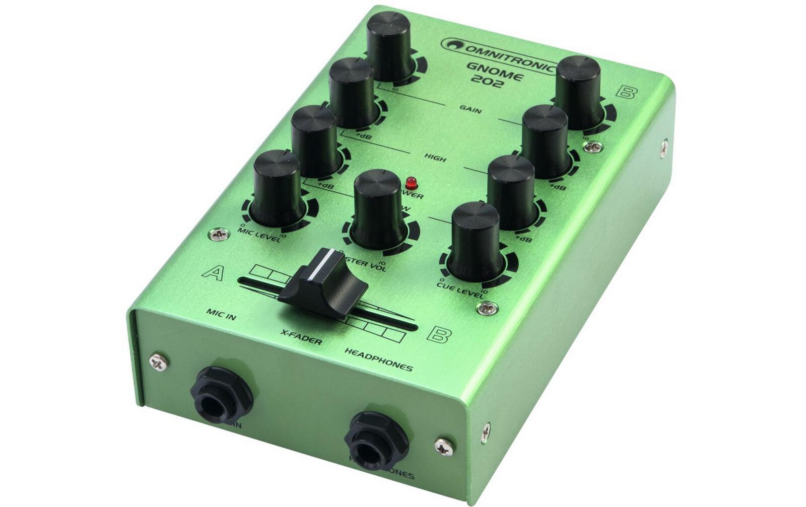 Omnitronic GNOME-202 Mini-Mixer grün