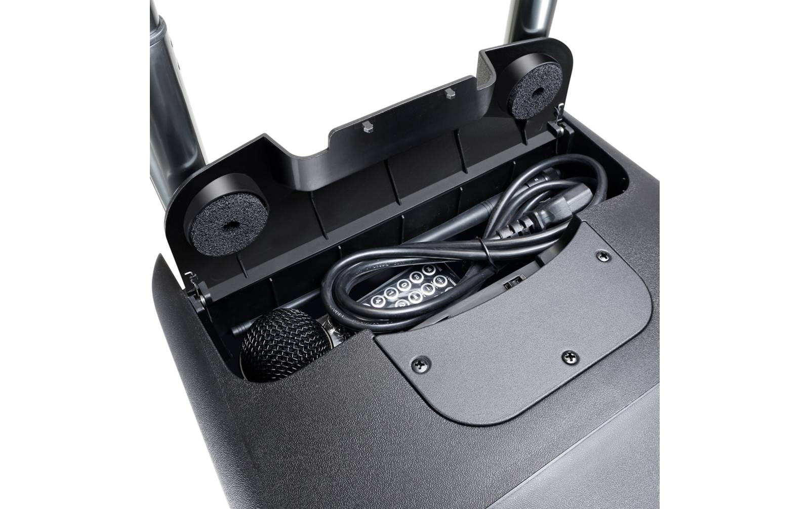 LD Systems RoadBuddy 10 HBH 2 Akkubetriebener Bluetooth-Lautsprecher mit Mixer, Funkmikrofon, Bodypack und Headset