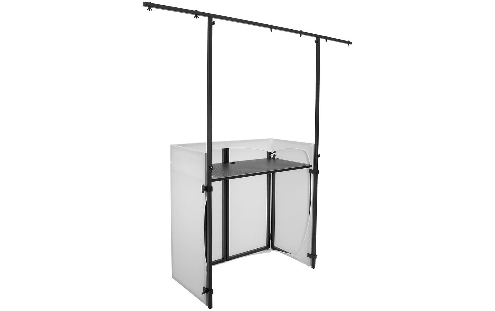 Omnitronic Set Compact Mobile DJ Stand inkl. Cover + Überbaurahmen