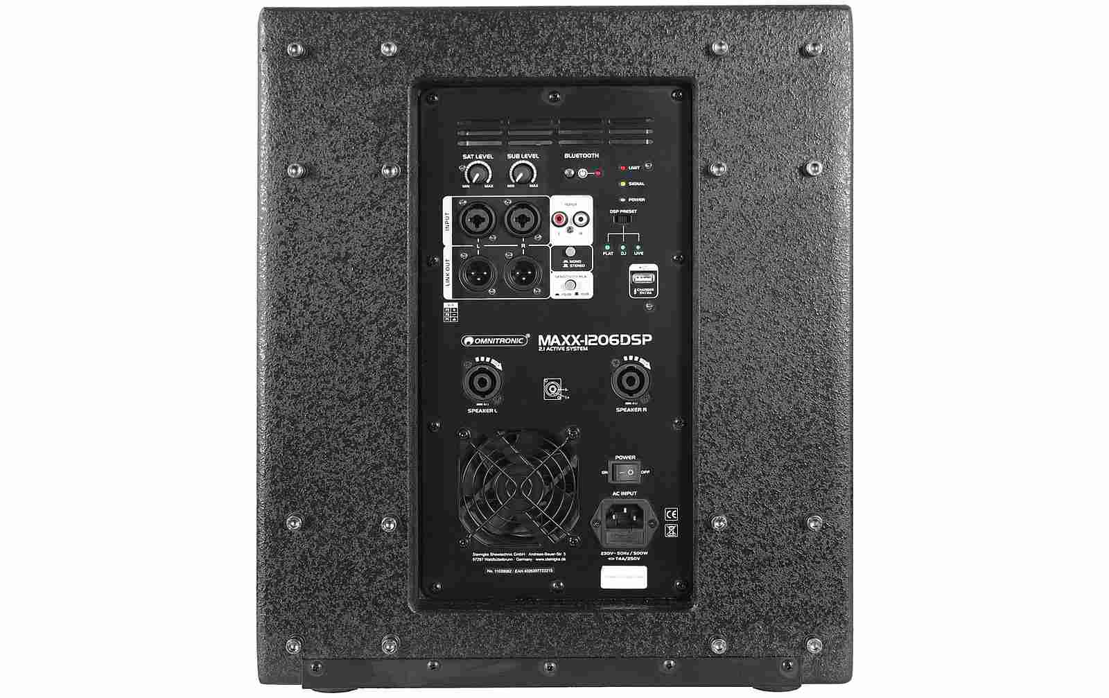 Omnitronic MAXX-1206DSP 2.1 Aktiv-System