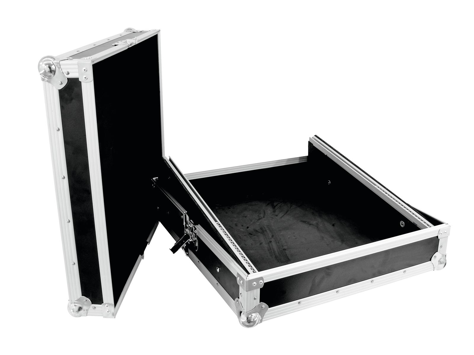 Roadinger Mixer-Case Profi MCB-19 schräg schwarz 14HE