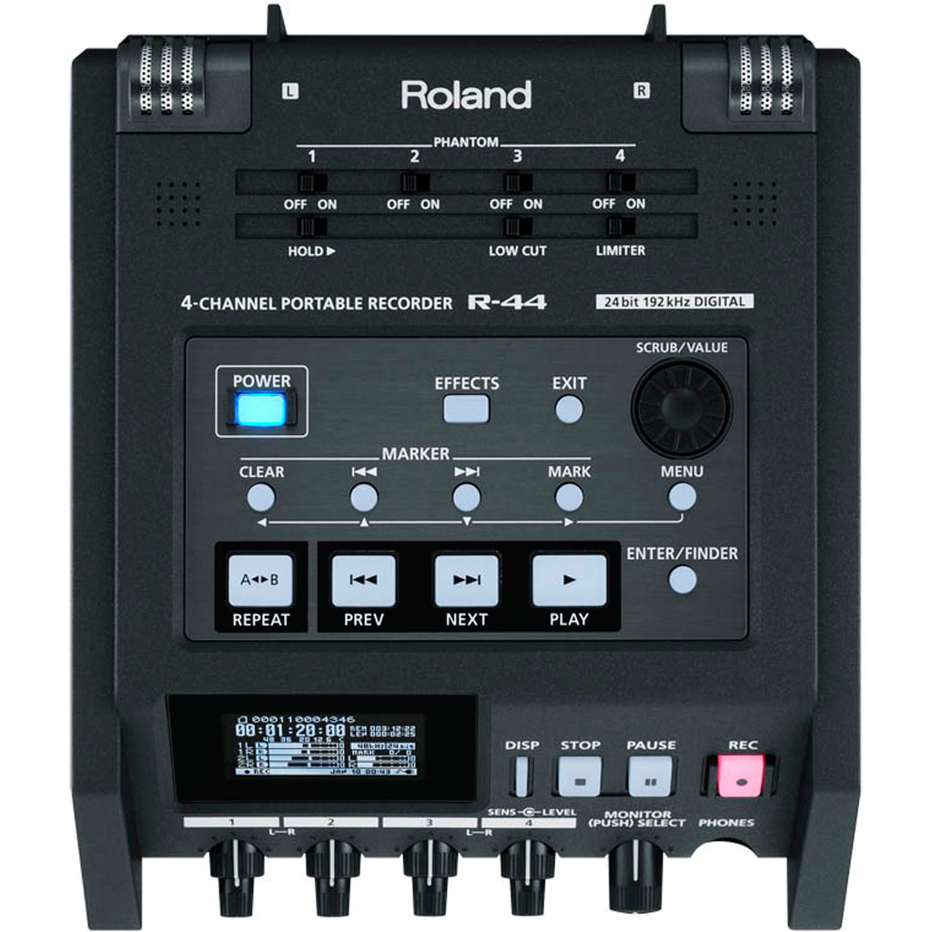 Roland R-44 Mehrspur Field Recorder