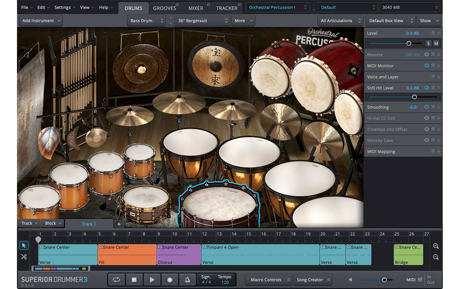ToonTrack Orchestral Percussion SDX  (Licence Key)