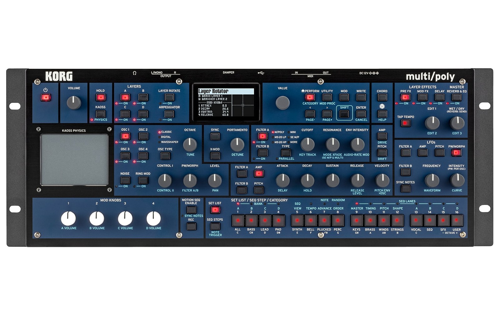 Korg multi/poly Module Synthesizer