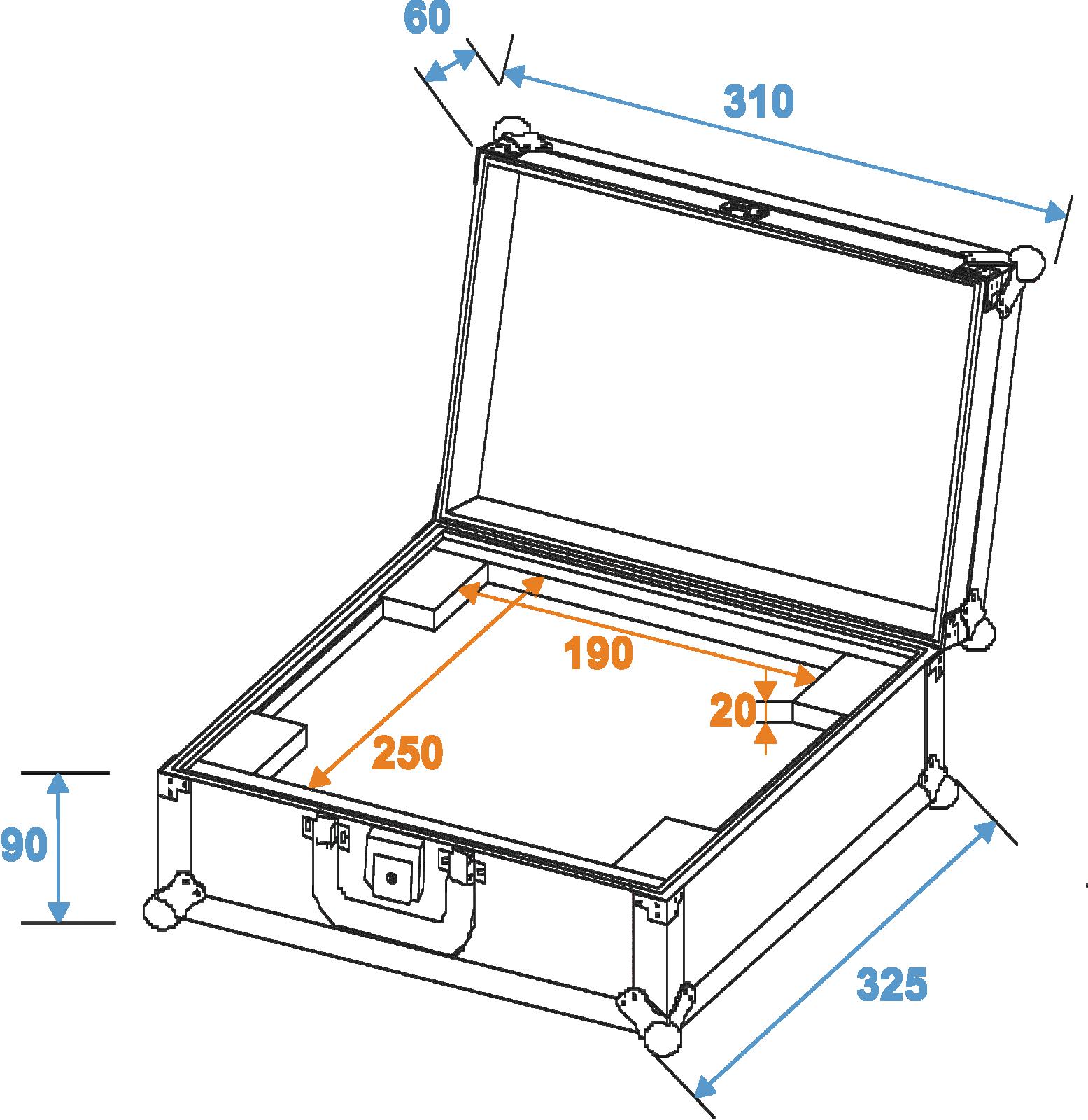 Roadinger Case für Tablets bis 190x245x20mm