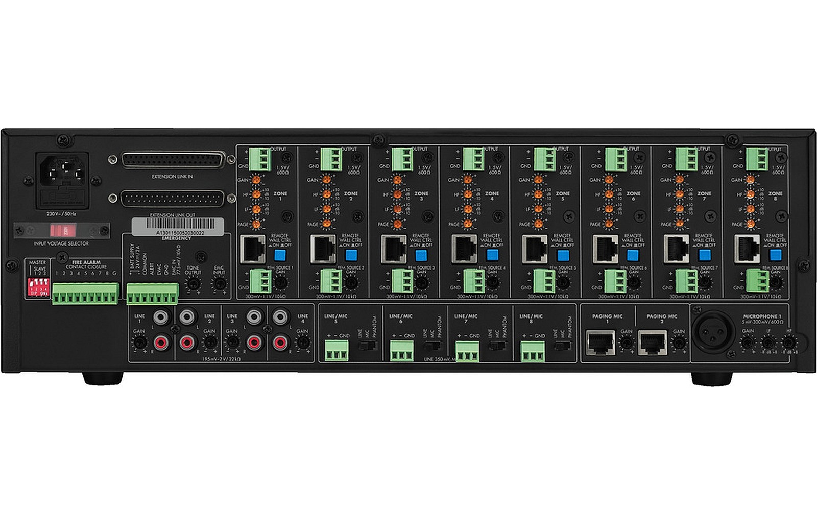 Monacor ARM-880 Matrix & Paging System