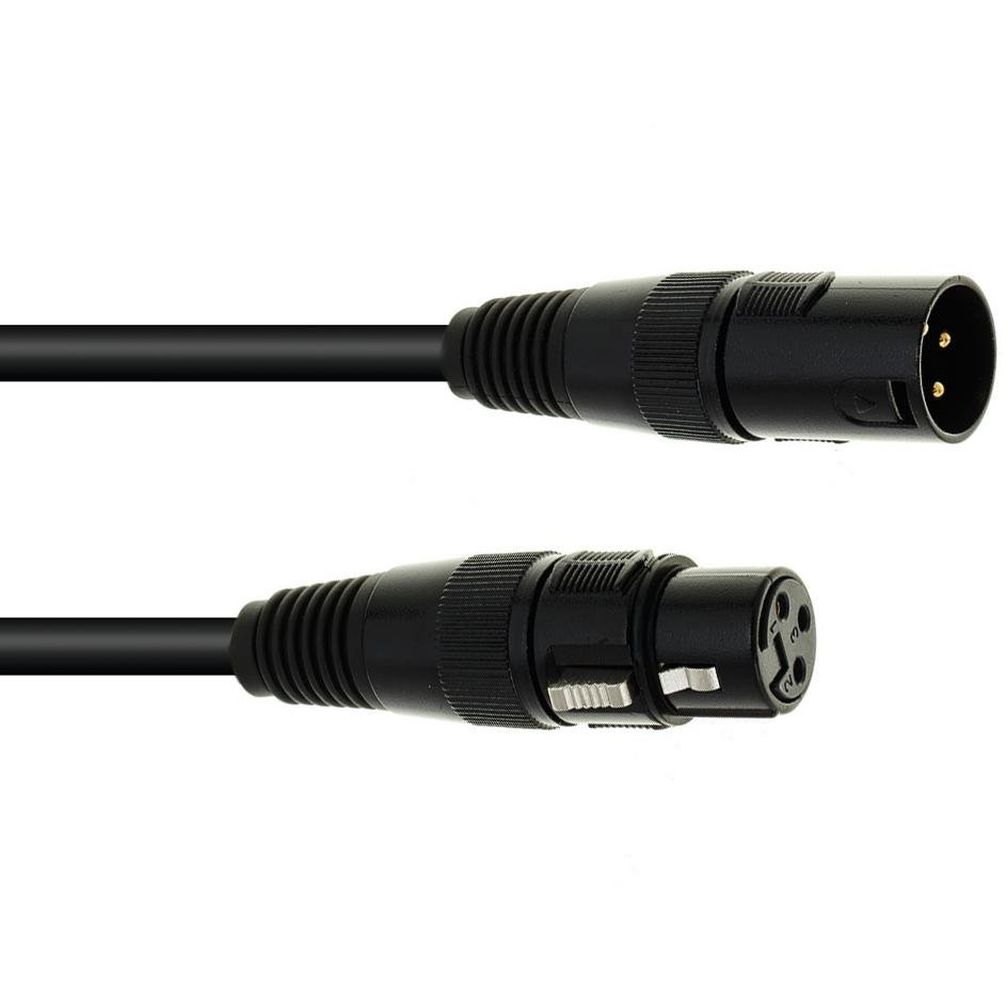 Eurolite DMX Kabel XLR 3pol 3m sw