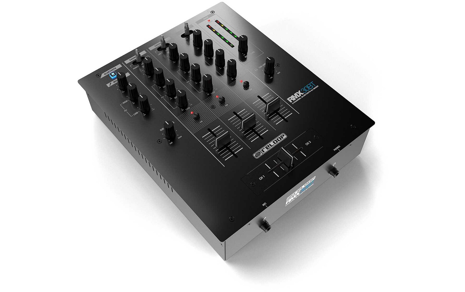 Reloop RMX-30 BT - 3 Kanal Mixer mit Bluetooth