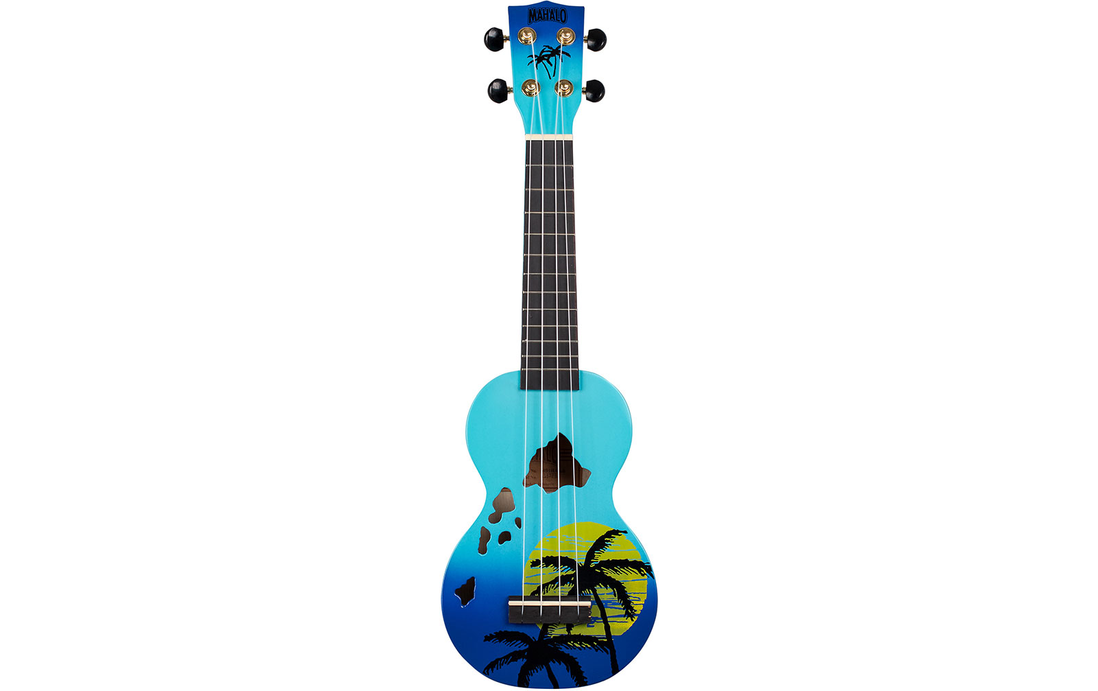 Mahalo Designer Ukulele Hawaii (Blue Burst)