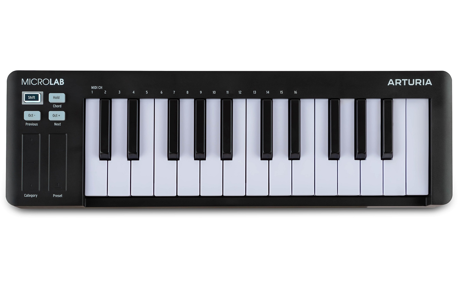Arturia MicroLab Mk3 Black MIDI-Controller