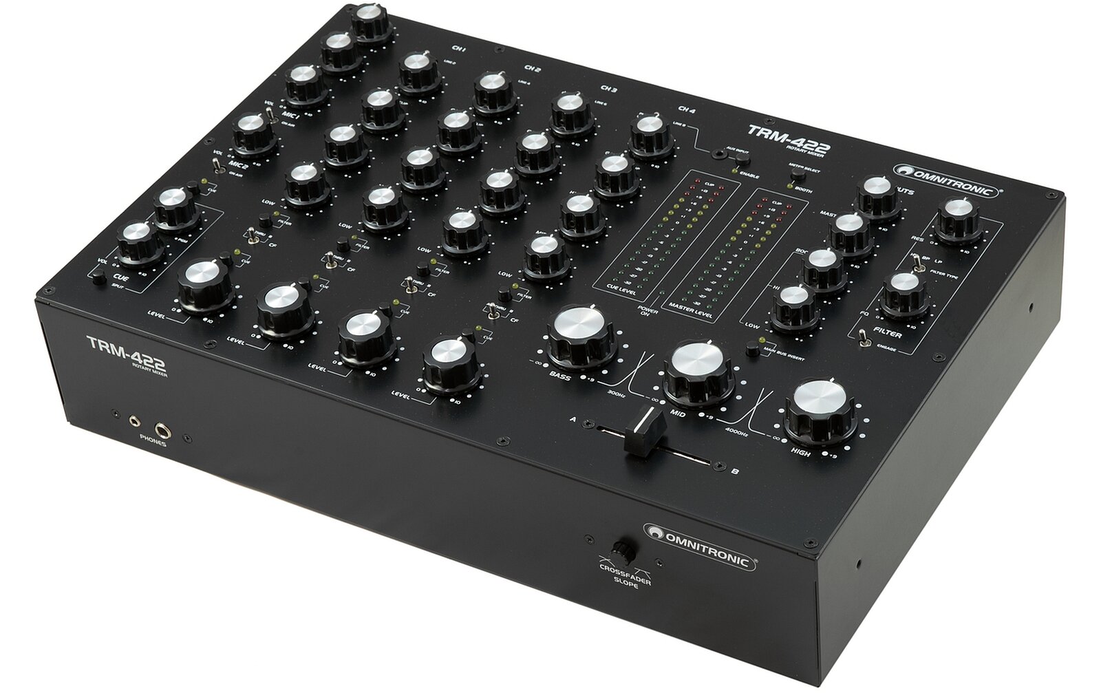 Omnitronic TRM-422 4-Kanal Rotary-Mixer