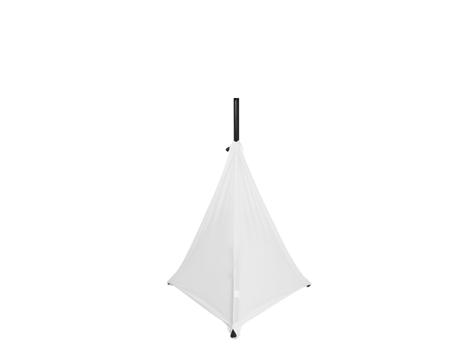 Eurolite Set Spiegelkugel 30cm mit Stativ und Segel weiß