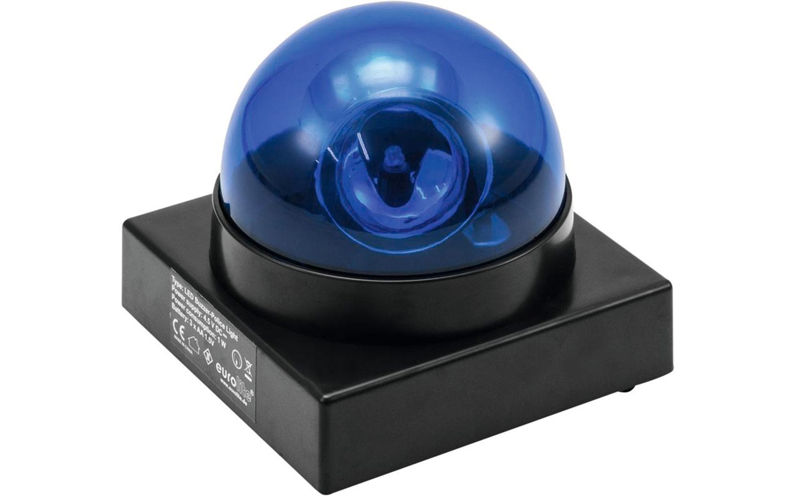 Eurolite LED Buzzer-Polizeilicht blau
