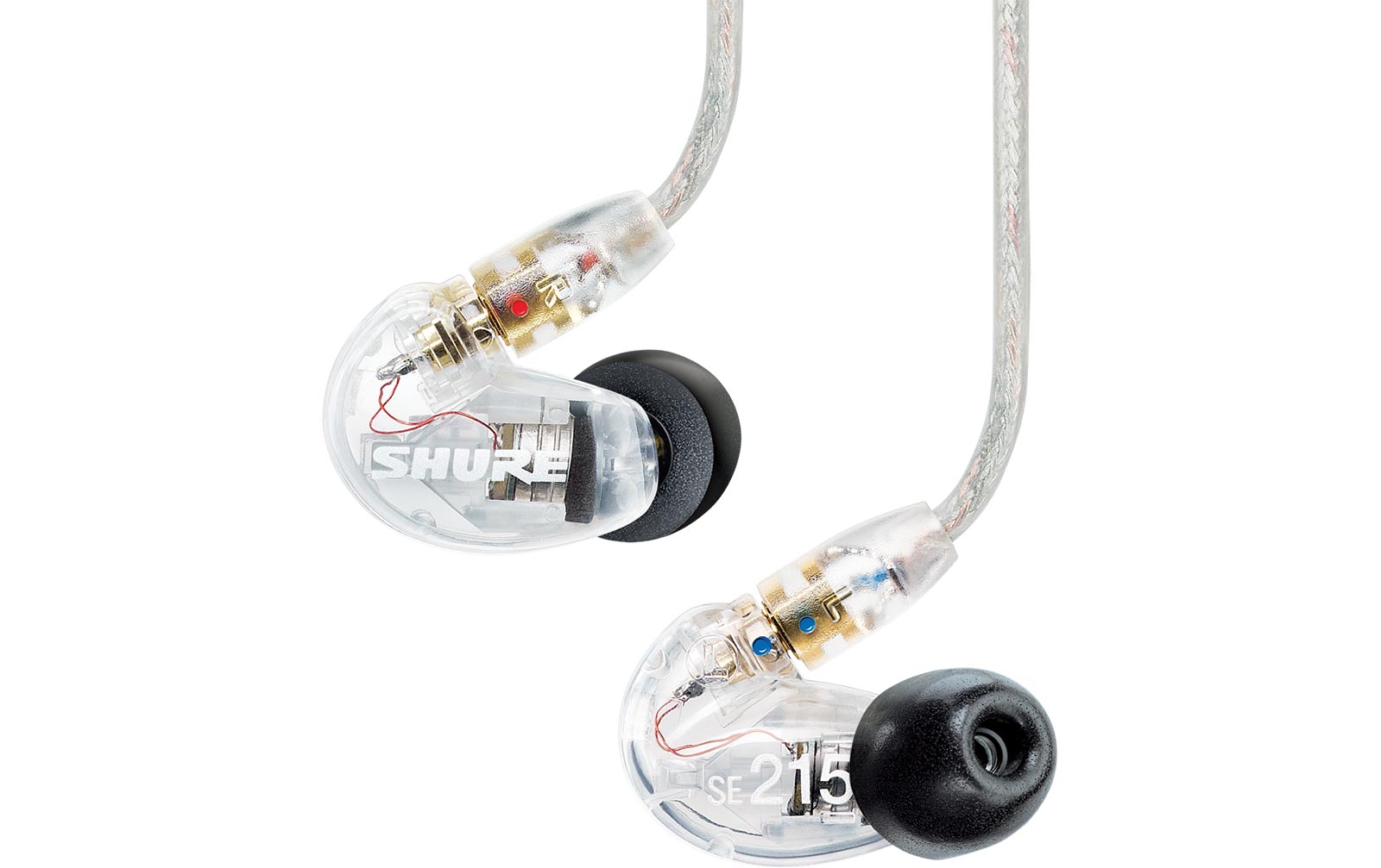 Shure SE 215-CL Sound Isolating Ohrhörer, transparent