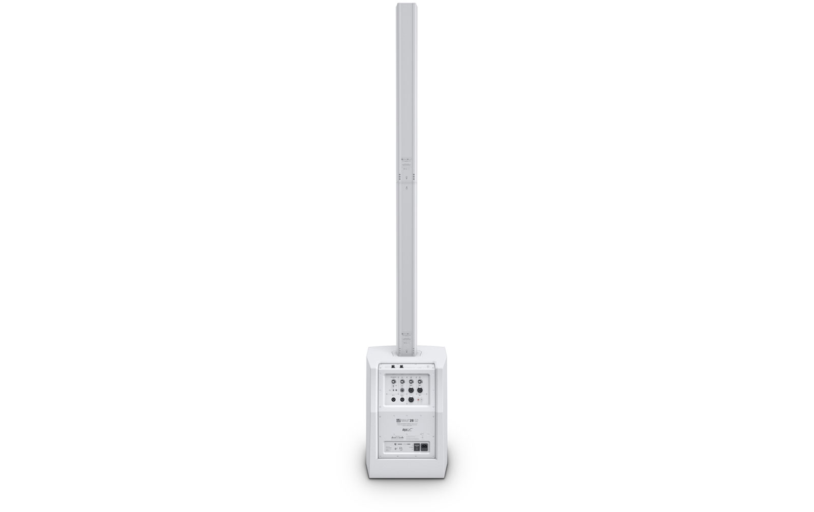 LD Systems MAUI 28 G2 W Kompaktes Säulen PA System aktiv mit Mixer und Bluetooth weiß