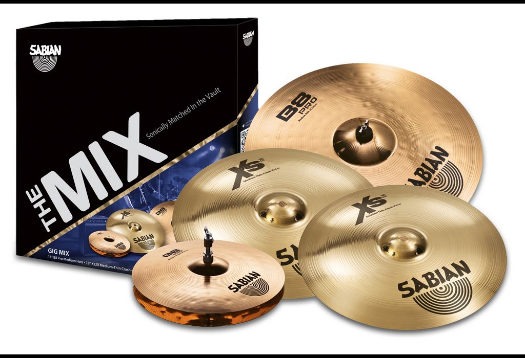 Sabian Mix-Serie B8Pro/XS20 "Gig" Mix Set (Med)