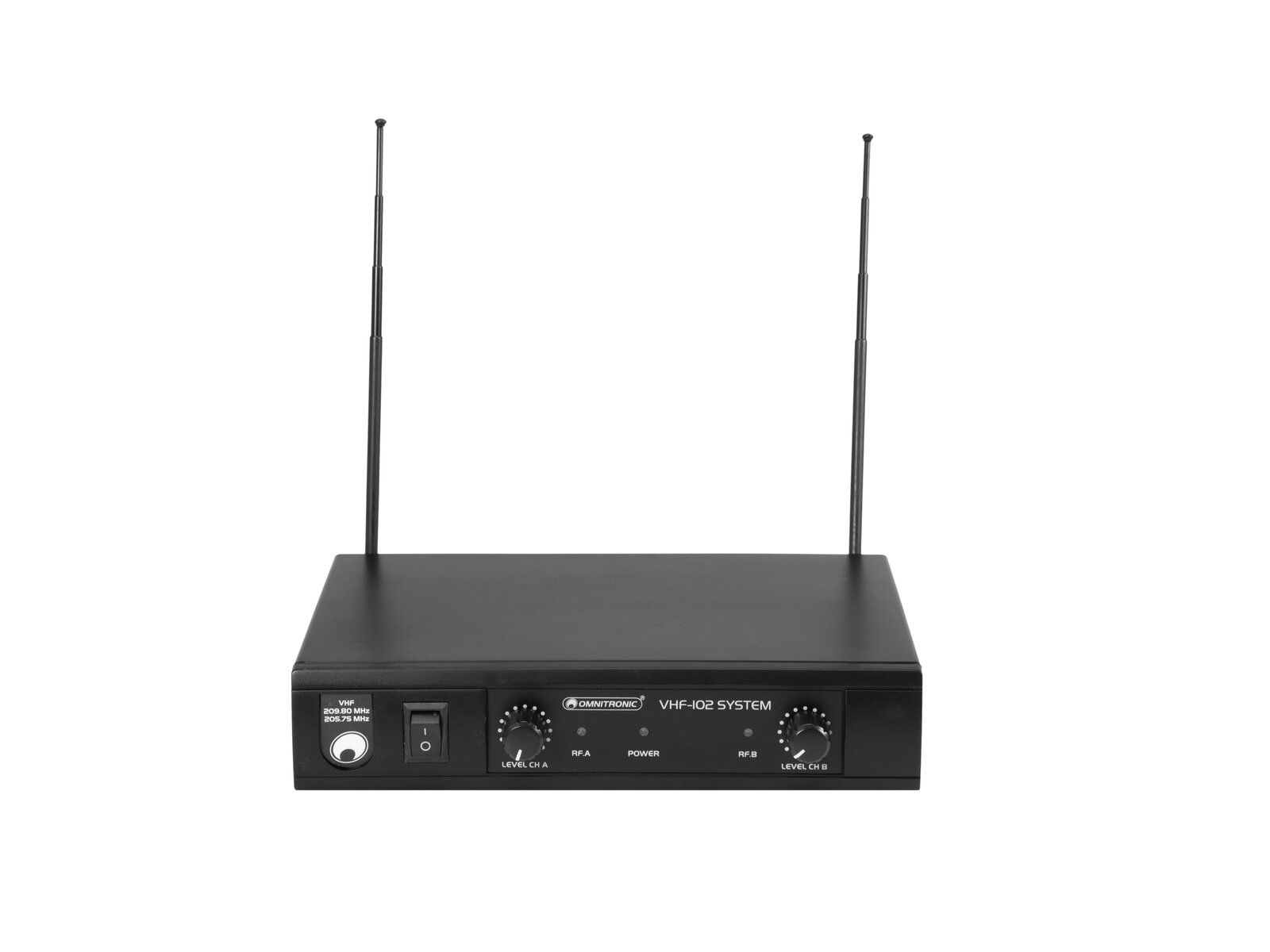 Omnitronic VHF-102 Funkmikrofon-System 209.80/205.75MHz