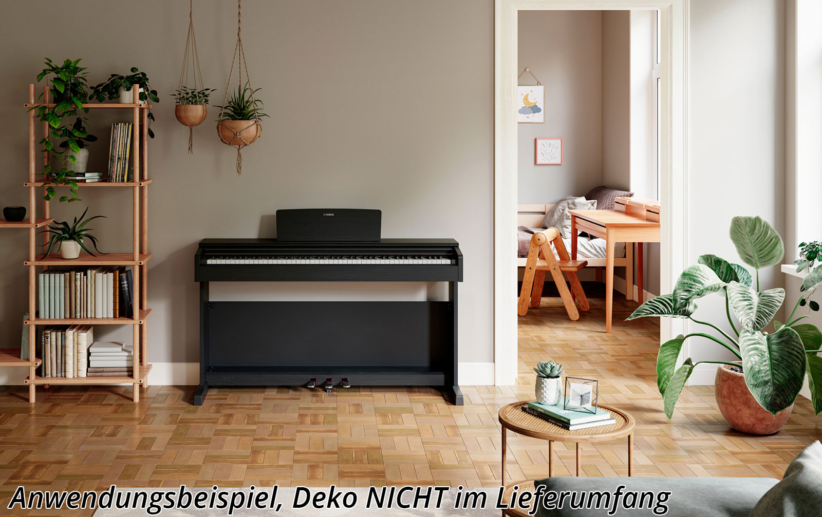 Yamaha YDP-145B Black Digitalpiano Arius Serie