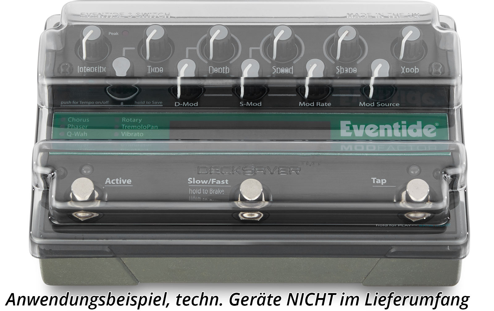 Decksaver Eventide 3 Switch Staubschutzabdeckung passend für Eventide 3 Switch Pedale: Space, Modfactor, Pitchfactor, Timefactor
