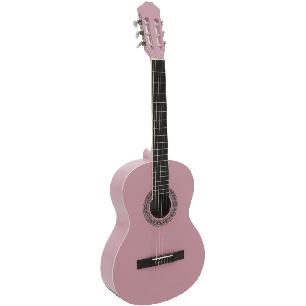 Dimavery AC-303 Klassik-Gitarre, pink