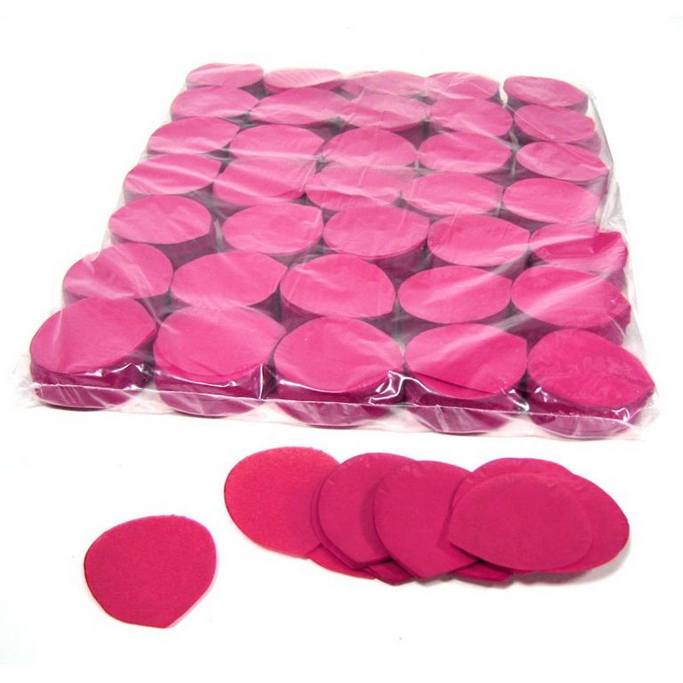 Magic FX Slowfall Konfetti Rose Blütenblatt Ø55mm Pink Beutel