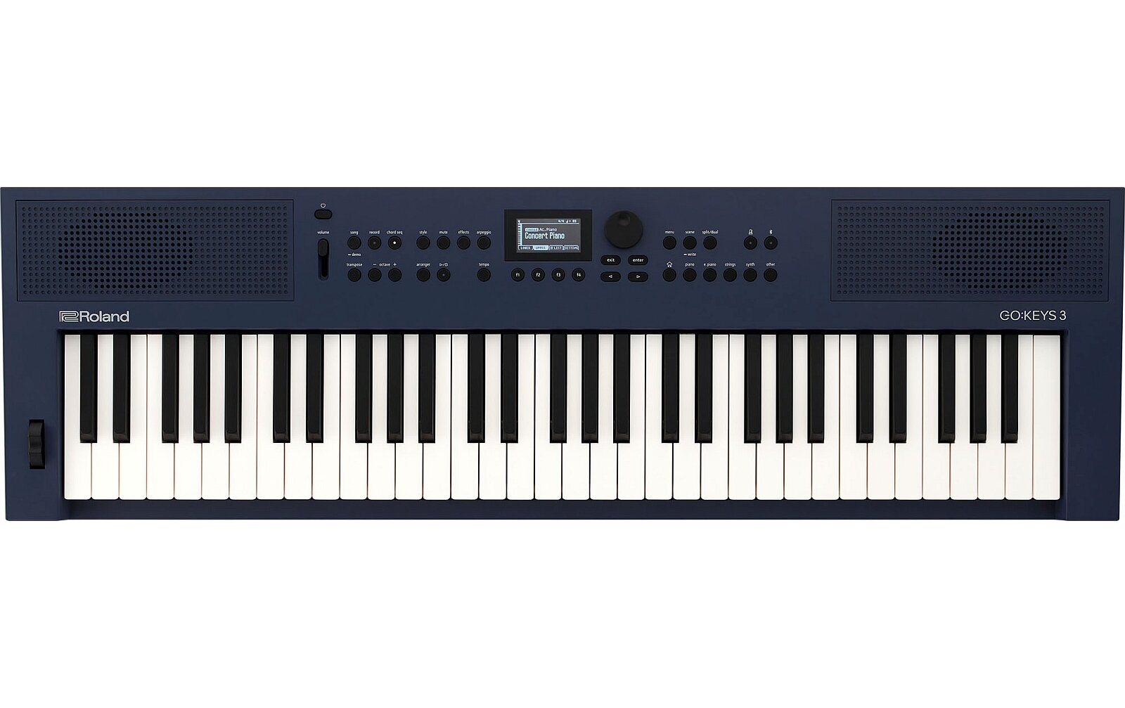 Roland GO:KEYS 3 Music Creation Keyboard Midnight Blue