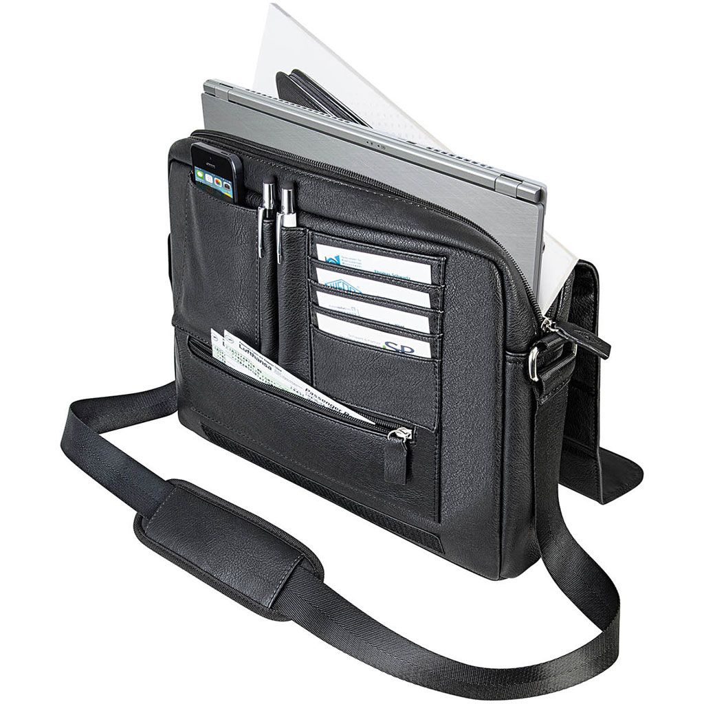 K&M 19705 Umhängetasche für Noten und Tablets, schwarz