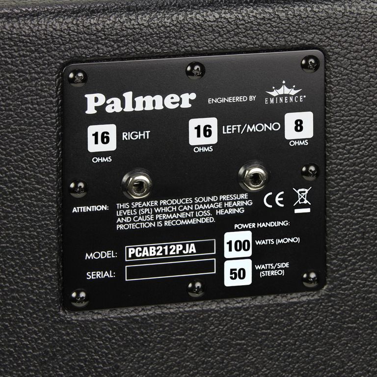 Palmer PCAB212PJA Gitarrenbox 2 x 12" mit Eminence Private Jack