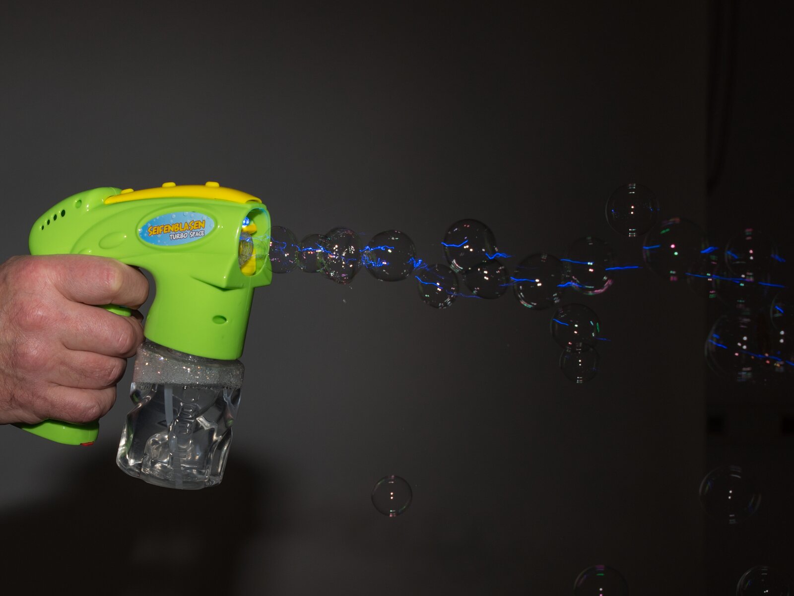 Steinigke B-3 LED Seifenblasenpistolen Grün