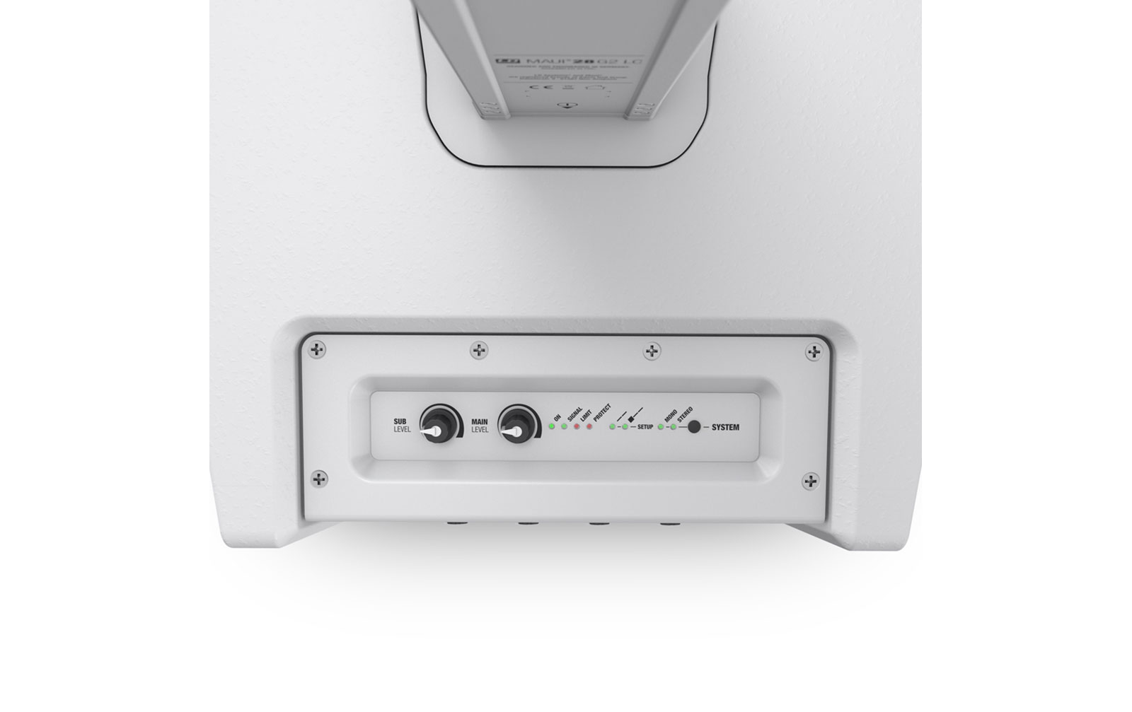 LD Systems MAUI 28 G2 W Kompaktes Säulen PA System aktiv mit Mixer und Bluetooth weiß