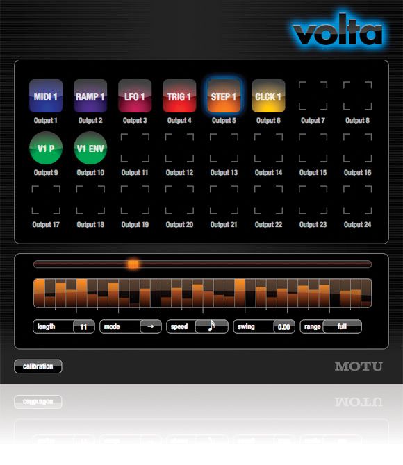 MOTU Volta Macintosh, englisch