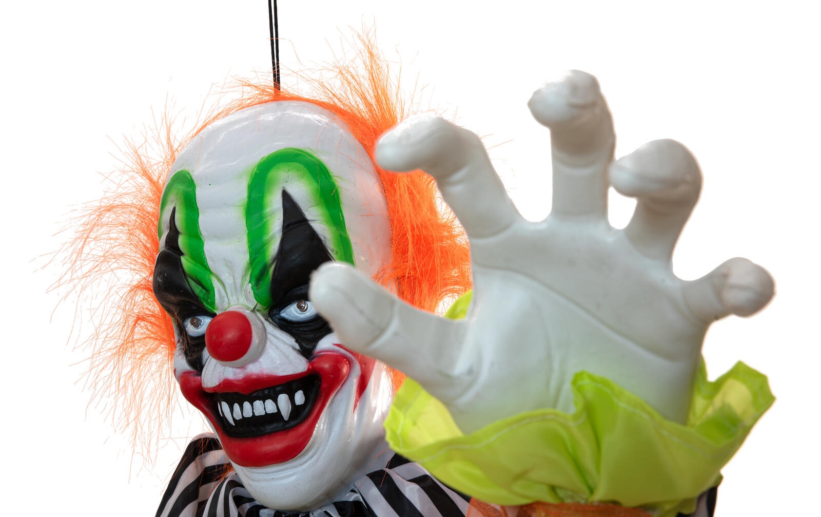 Europalms Halloween Figur Clown Curby, animiert, 155cm