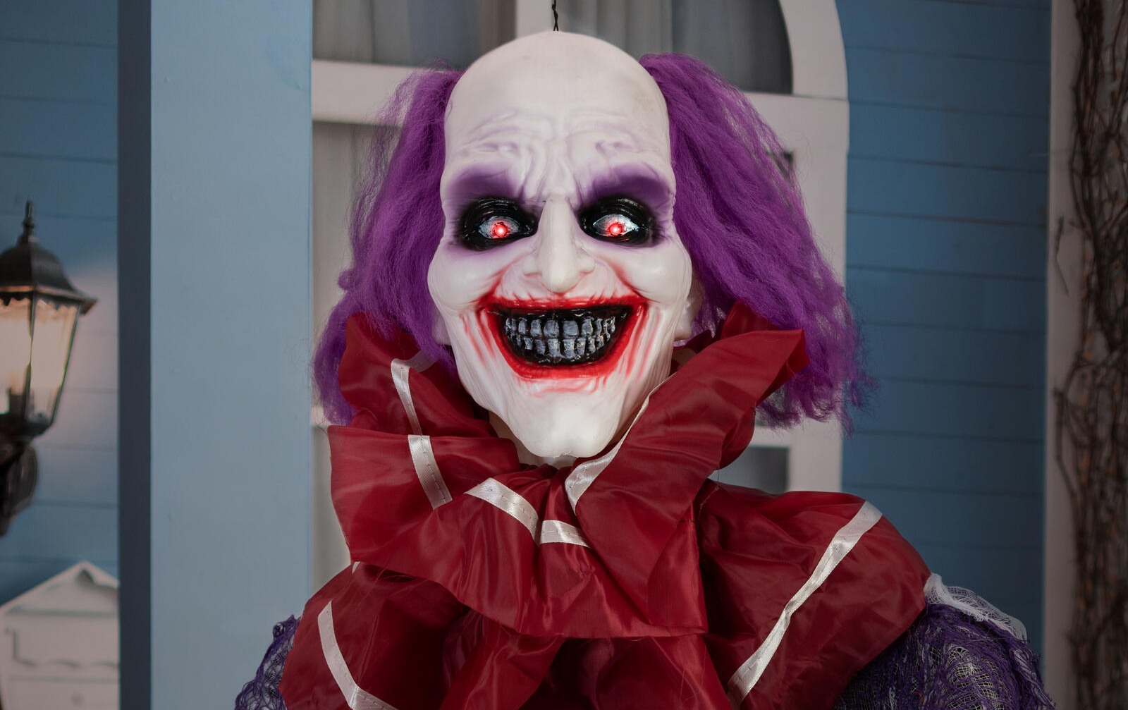Europalms Halloween Figur Clown Robby, animiert, 120cm