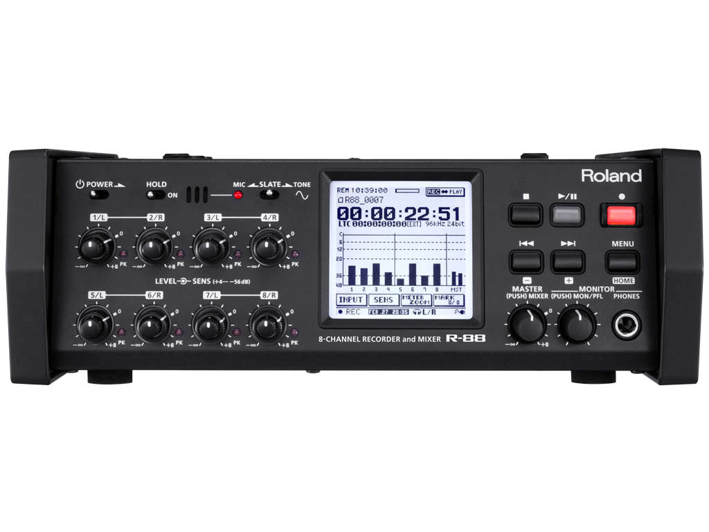 Roland R-88 Mehrspur Field Recorder