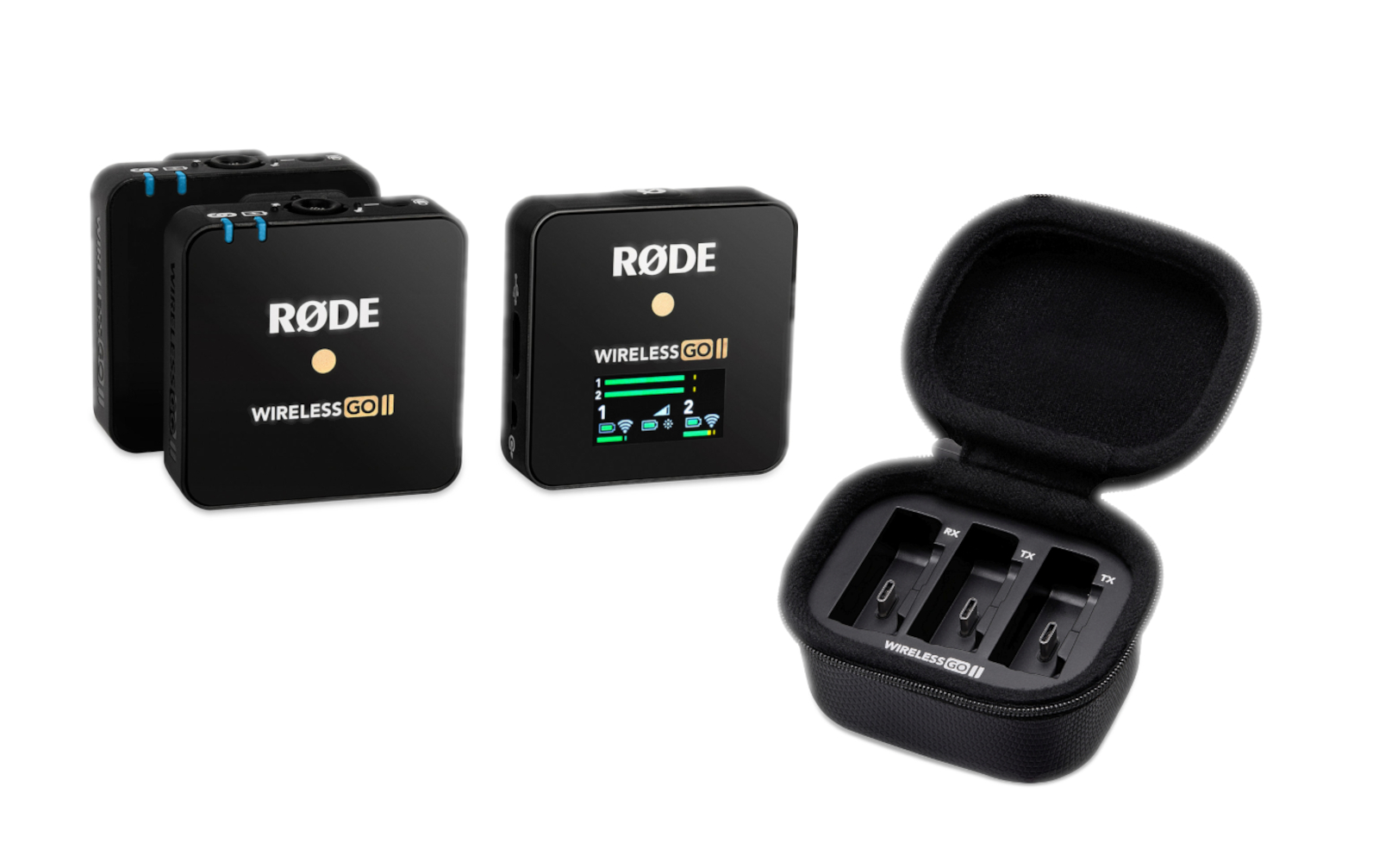 Rode Wireless GO II + Ladecase Bundle