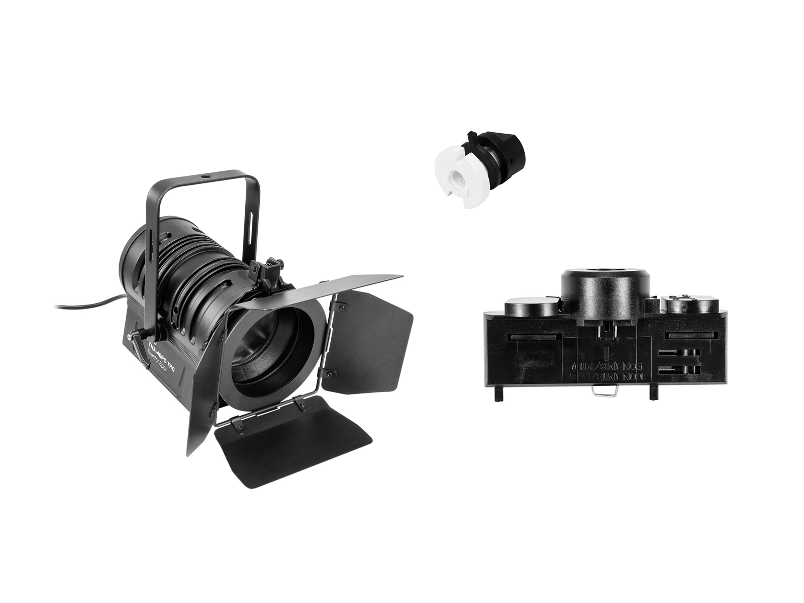 Eurolite Set DIY LED THA-40PC TRC + Stromschienenadapter, 3-phasig, schwarz
