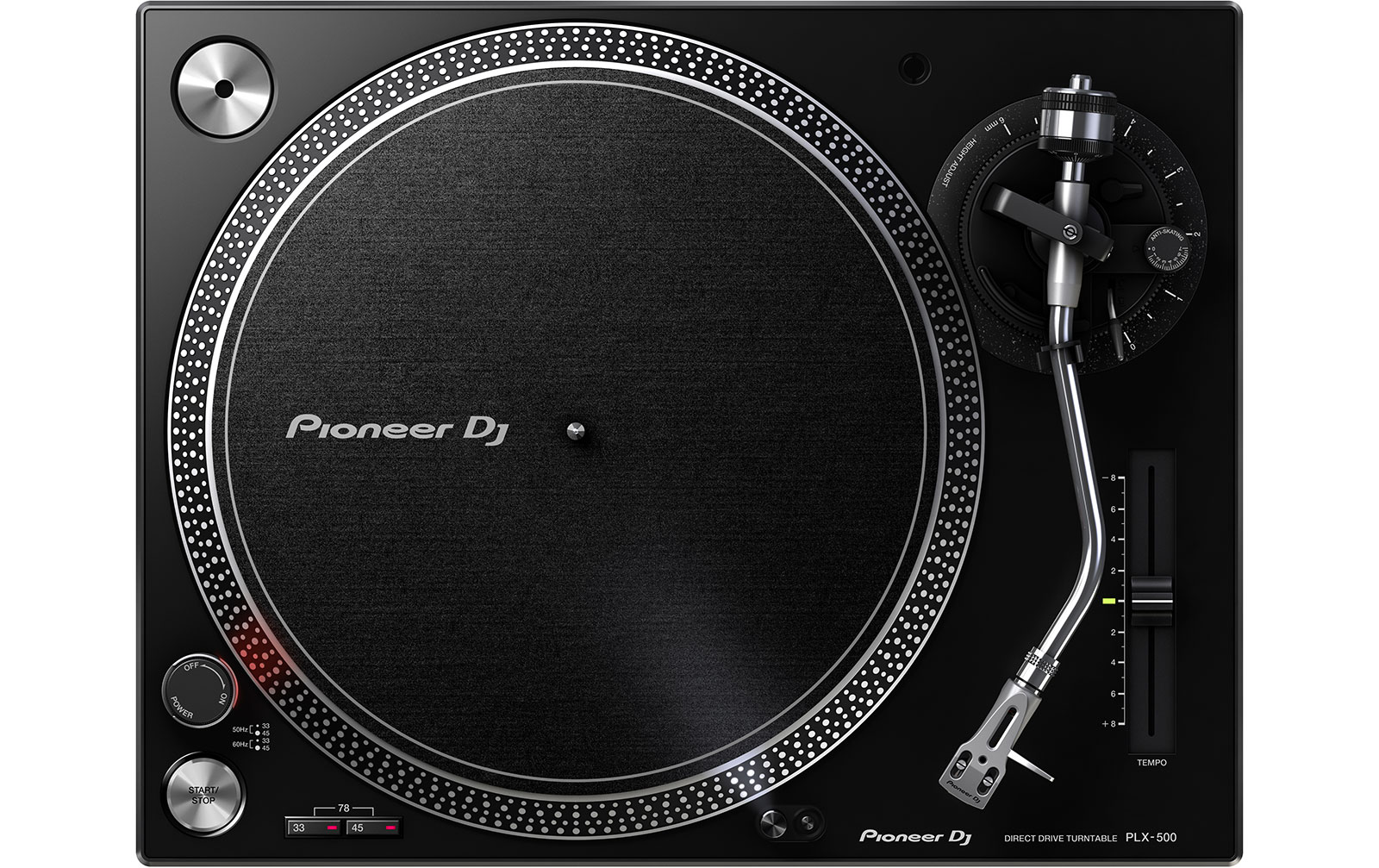 Pioneer PLX-500 K Doppelpack Set schwarz
