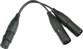 Klotz 1x XLR 3p. female - 2x XLR 3p. male, PYB5