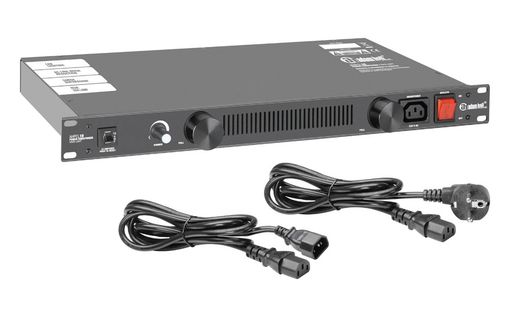 Adam Hall PCL 10 Power Conditioner mit Rack-Beleuchtung