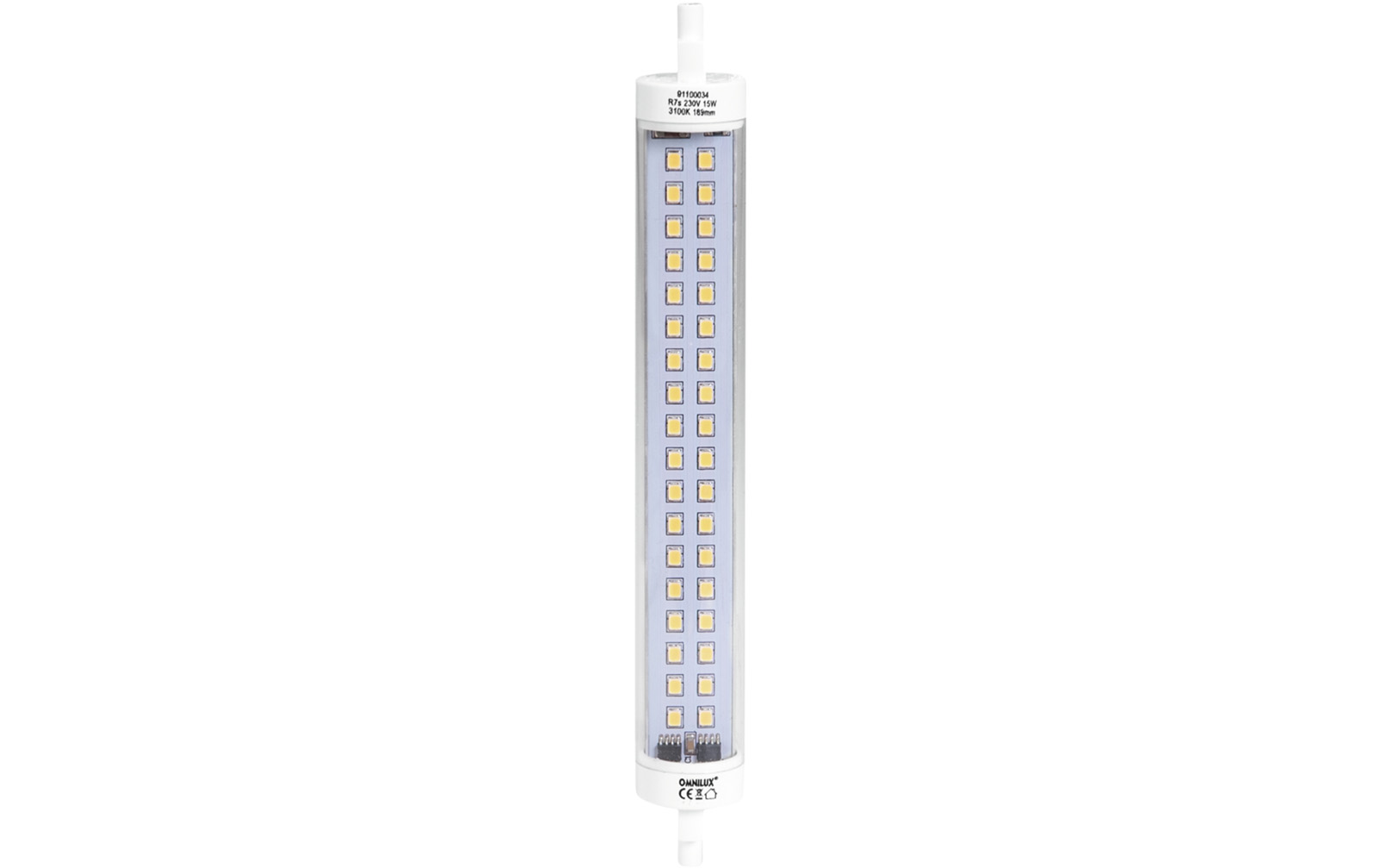 Omnilux LED 230V/15W R7s 189mm Stabbrenner