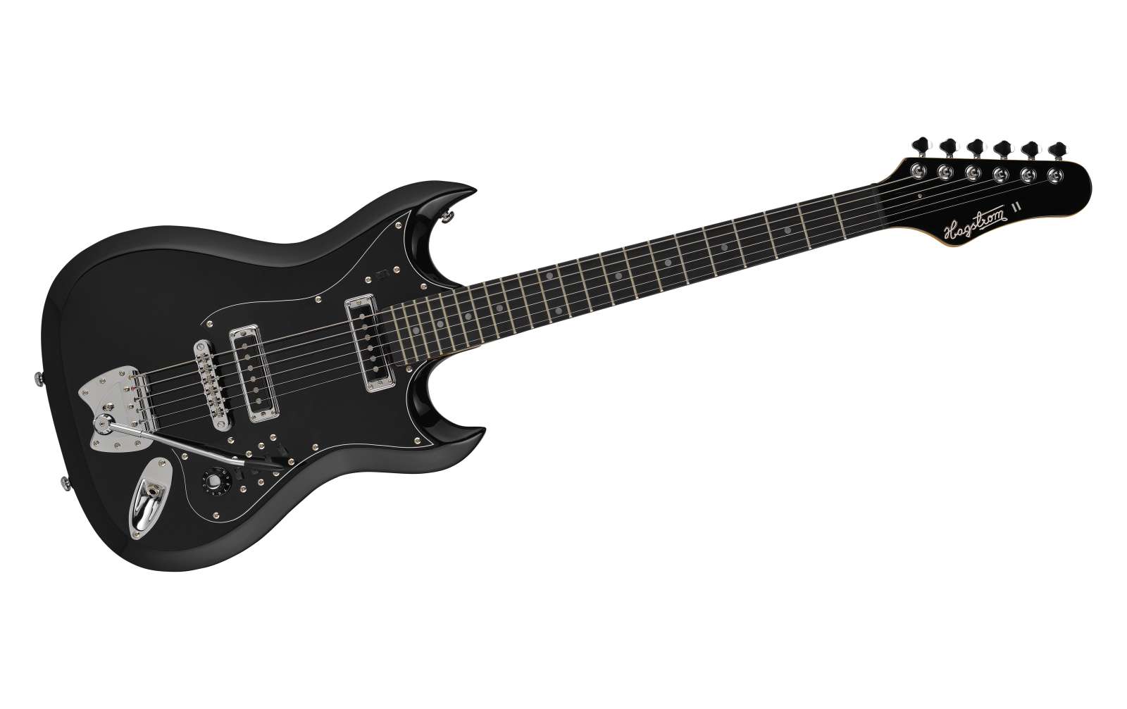 Hagstrom Retroscape H-II Tremar - Black Gloss
