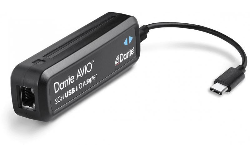 Audinate Dante AVIO USB-C IO Adapter 2x2 Kanal