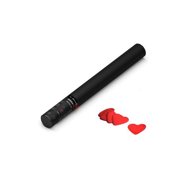 Magic FX Handheld Konfetti Kanone 50cm Hearts Rot