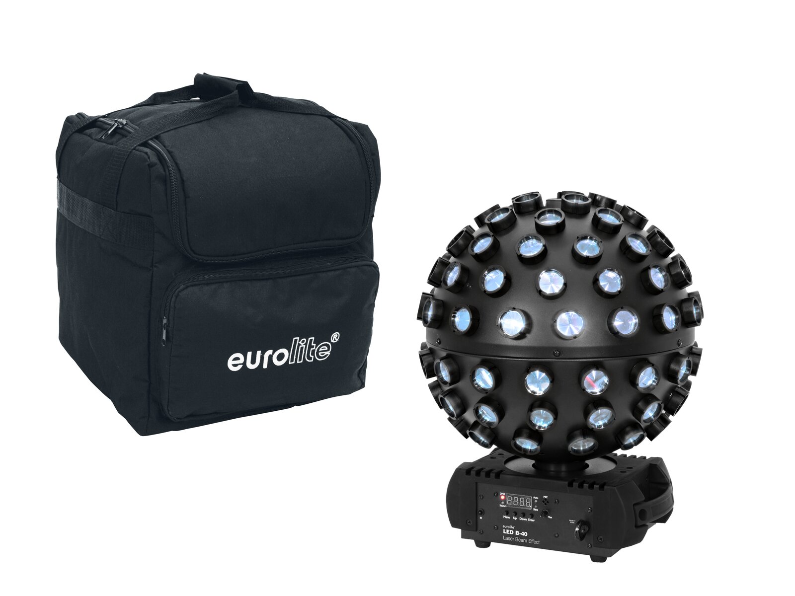 Eurolite Set LED B-40 Laser Strahleneffekt + Softbag