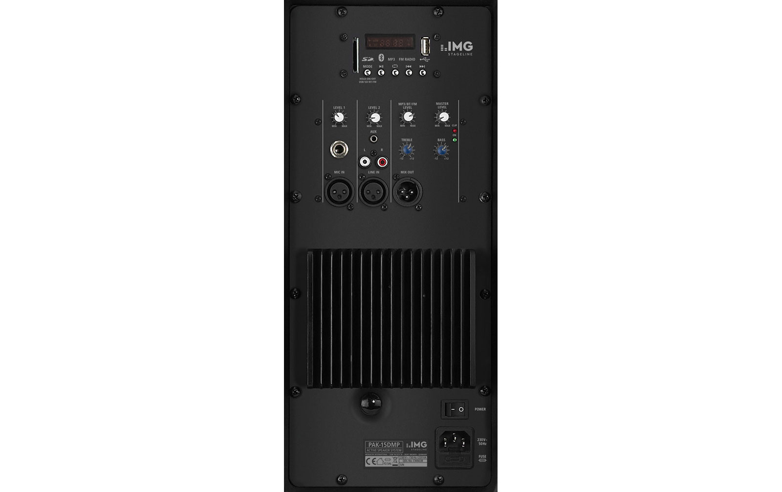 IMG Stageline PAK-15DMP Musiker-Aktivbox