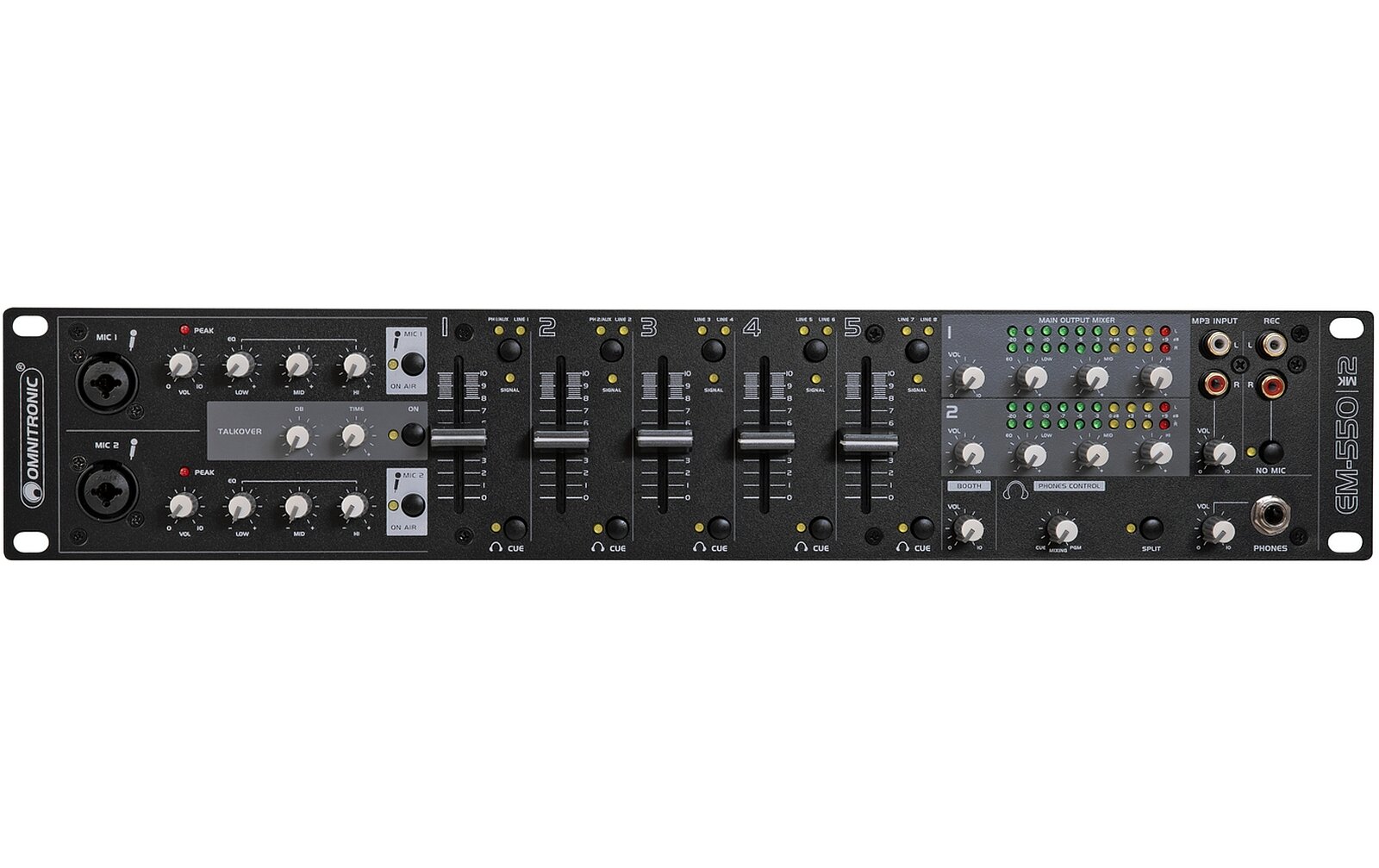 Omnitronic EM-550B MK2 Entertainment-Mixer