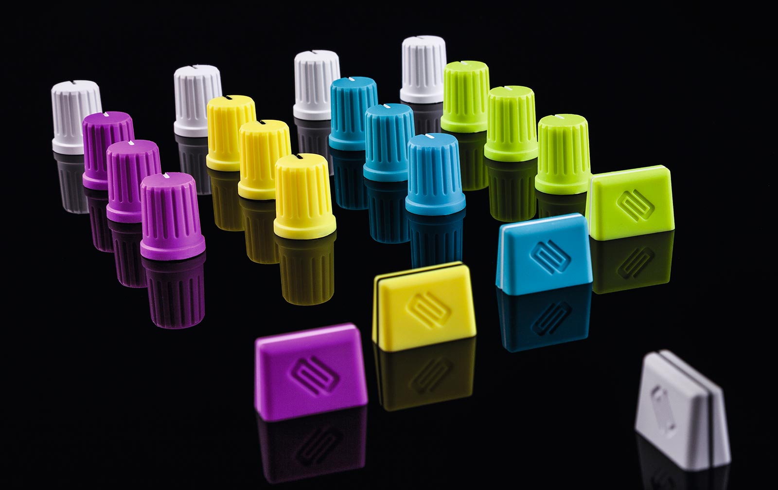 Reloop Knob Cap Set green